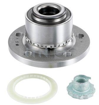 SNR R15732 Wheel Bearing Front VW Polo 2001 > with Wheel Hub — Hub Assemblies