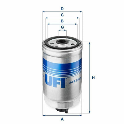 UFI FILTRE Fuel Filter - Compatible with Land Rover Discovery, Audi, and More — Fuel Delivery