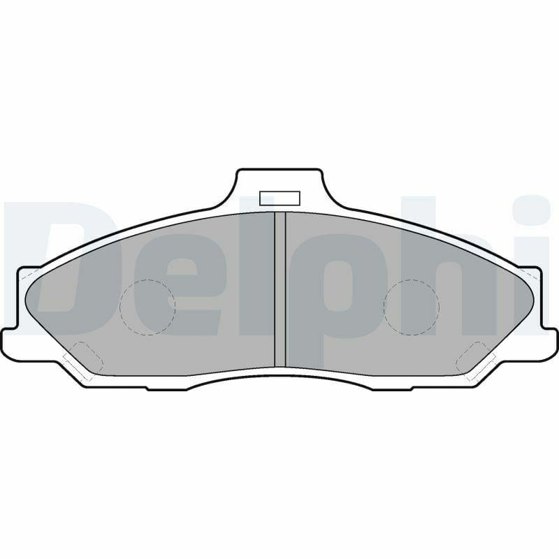 Delphi Front Brake Pads - LP1555 for B2500, Ranger, BT50