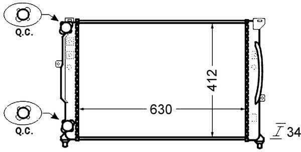 behr water radiator for vw audi, high performance cooling radiator, behr cr1423000s specifications BEHR Water Radiator CR1423000S - High Performance Cooling for VW Audi | Size: 25.6 x 16.3 x 1.3 in BEHR CR1423000S Water Radiator for VW Audi behr, water-radiator, vw, audi, car-parts, mechanics, cooling-system, high-performance, engine-cooling, ai-generated