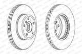 FERODO Disc Brake Pads Set - Ventilated Brake Disks