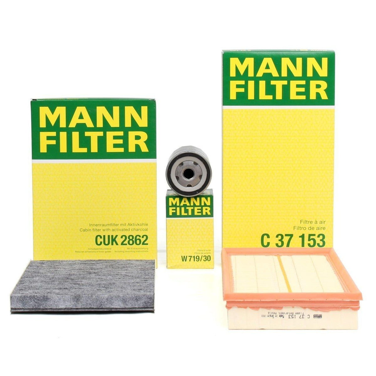 Mann Volkswagen Bora 1.6 Maintenance Filter Set - Complete Care for Your Vehicle — Maintenance & Service Kits
