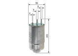 BOSCH Diesel Filter - 10 Doblo P.Ev0 Linea Fiorino 1.3-1.6 Mjt Euro5 — Fuel Delivery