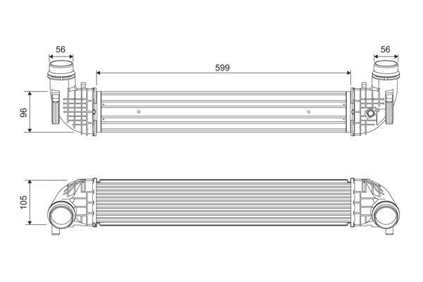 Valeo 818690 Turbo Radiator Opel Astra K B16dth /Dte — Radiators & Fans