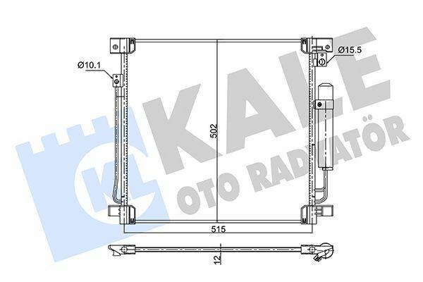 Kale Air Conditioning Radiator (Condenser) M200 — Radiators & Fans
