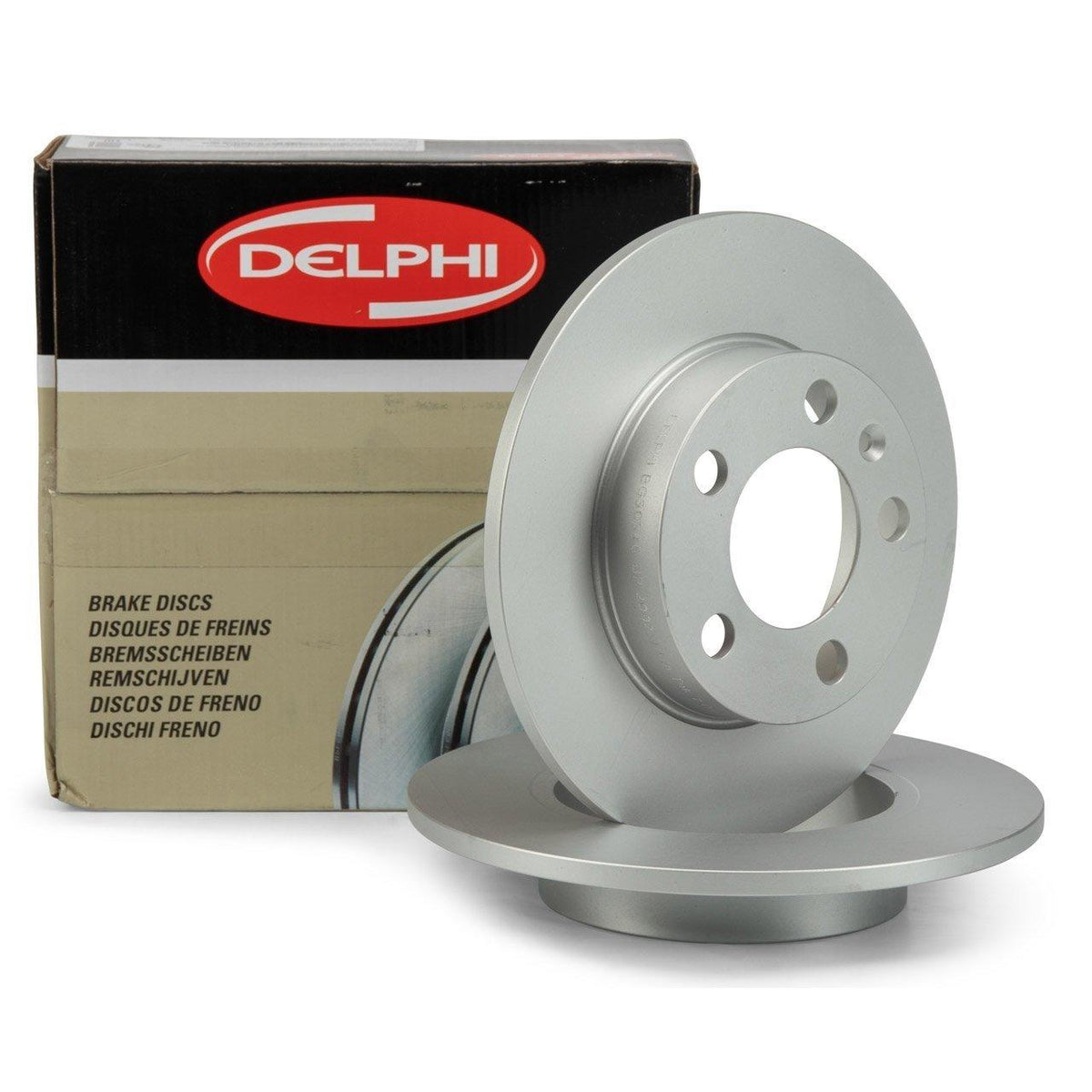 Delphi BG3034 Seat Leon 2000-2006 Rear Brake Disc Set — Brake Rotors & Drums