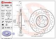 brembo brake disc vw a6 a8 a4, brembo brake disc features Brembo Brake Disc 09.B969.1X - Compatible with VW A6, A8, A4 Quattro (2010+) | 2 Pieces Brembo Brake Disc for VW A6 A8 A4 Quattro brembo, brake-disc, vw-a6, vw-a8, vw-a4, quattro, car-parts, mechanics, ai-generated, braking-system