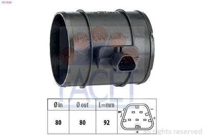 Facet 101438 Air Debimetresi Opel Astra J Insignia A A16LET A20DTH — Engine Management Sensors