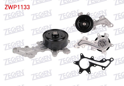 Zegen ZWP1133 Water Pump Toyota Corolla 1.33 2012-/ Auris 1.33 2012-/ Auris 1.33 Dual-Vvt-I 2007-20 — Water Pump & Thermostat