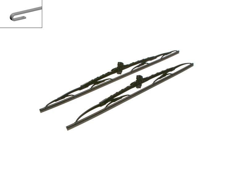 Bosch 3397118307 Wiper Set BMW X5 E53 Vivaro Traffic 03 — Wipers