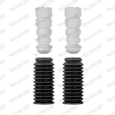 monroe-pk017-shock-absorber-dust-cover, monroe-pk017-dust-cover-installed-on-skoda, packaging-of-monroe-pk017 MONROE PK017 Shock Absorber Dust Cover - Compatible with Skoda Felicia I & II | 0.4kg MONROE PK017 Shock Absorber Dust Cover for Skoda monroe, shock-absorber-dust-cover, skoda-accessories, car-maintenance, mechanics, car-owners, automotive-parts, pk017, ai-generated, dust-cover