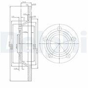delphi bg2987 front brake disc, 280mm diameter brake disc for audi a4, delphi brake disc specifications DELPHI BG2987 Front Brake Disc - 280mm Diameter, 5×112 Bolt Pattern, Audi A4 (95-97) | Premium Quality DELPHI BG2987 Front Brake Disc - Compatible with Audi A4 delphi-bg2987, brake-disc, front-brake-disc, audi-a4, car-parts, automotive, mechanics, car-owners, 5x112, ai-generated