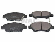 swag 33106410 front brake pads for honda jazz, technical specifications of swag brake pads, installation of swag brake pads on honda, swag brake pads wear indicator feature SWAG 33106410 Brake Pads - Front Brake Disc for Honda Jazz & City | 136.4mm x 56.3mm SWAG 33106410 Brake Pads for Honda Jazz & City brake-pads, swag, honda-vehicles, brake-components, automotive-repair, high-quality-brakes, vehicle-safety, car-parts, replacement-brakes, ai-generated