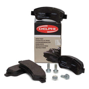 delphi front brake pad set for peugeot 207, high quality german brake pads for peugeot 207 Delphi Front Brake Pad Set - High Quality German Product for Peugeot 207 Owners | Compatible with Models 2006-2012 Delphi Front Brake Pad Set for Peugeot 207 peugeot-207, delphi-brake-pads, front-brake-pads, german-automotive-parts, car-maintenance, high-performance-brakes, braking-system, car-owners, vehicle-safety, ai-generated