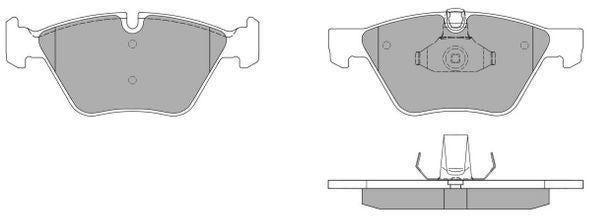 Fremax FBP-1437 Front Brake Pad (Corbon Formula) BMW E60-E60 LCI-E61-E61 LCI 2003-2010