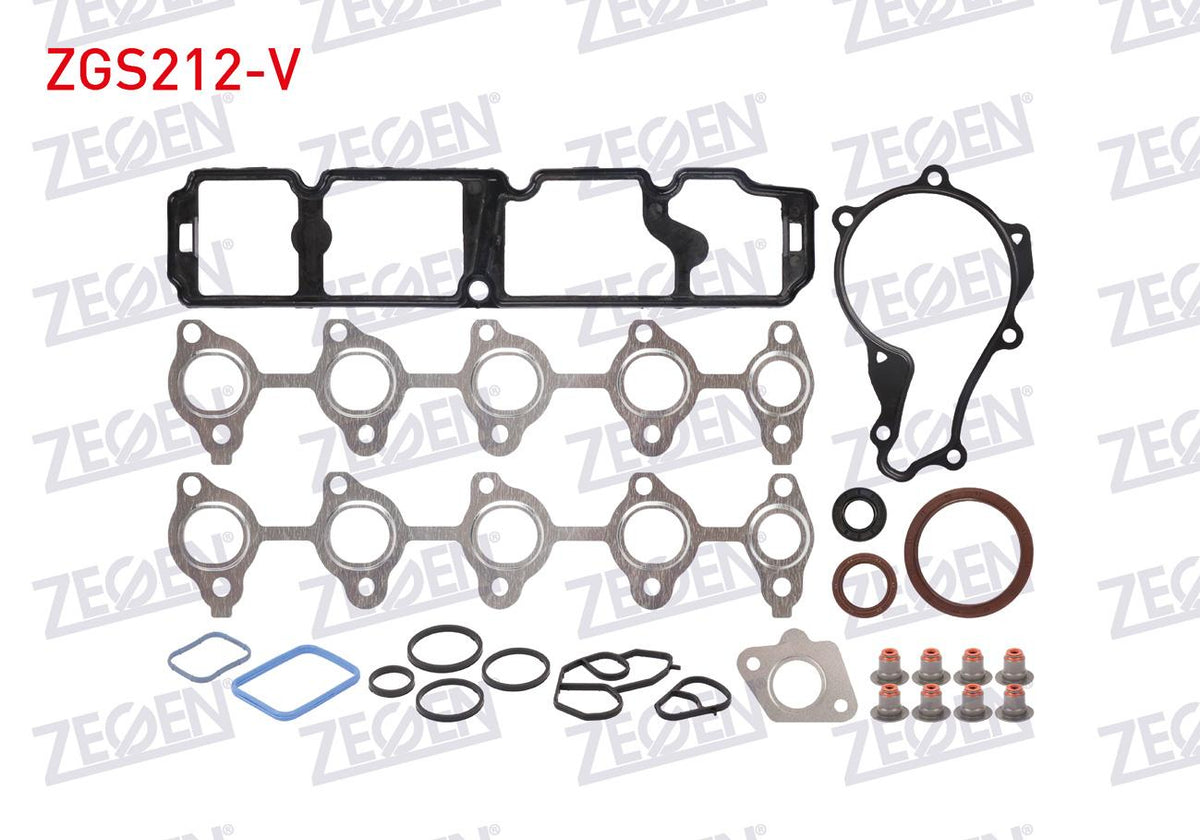 Zegen ZGS212-V Motor Set Gasket Full (Skc None) (Viton with Seal) Euro 5 Citroen Berlingo-Peugeot Partner-3 — Gaskets & Seals