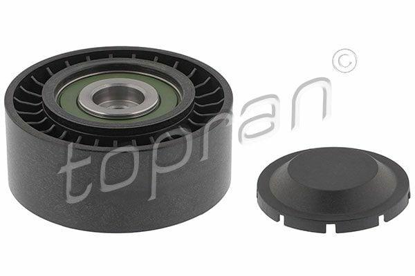 topran v-belt idler pulley for vw audi vehicles, topran 113264 v-belt idler pulley specifications TOPRAN V-Belt Idler Pulley - Compatible with VW Touareg, Audi A4/A6/Q5 | 26mm Width TOPRAN V-Belt Idler Pulley for VW Audi Models topran, v-belt-idler-pulley, vw-parts, audi-parts, car-repair, auto-accessories, mechanical-parts, car-owners, mechanics, ai-generated