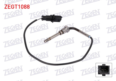Zegen ZEGT1088 Exhaust Temperature Sensor (Egt) Fiat Grande Punto (199_) 1.6 D Multijet 2008 — Temperature Sensors & Switches