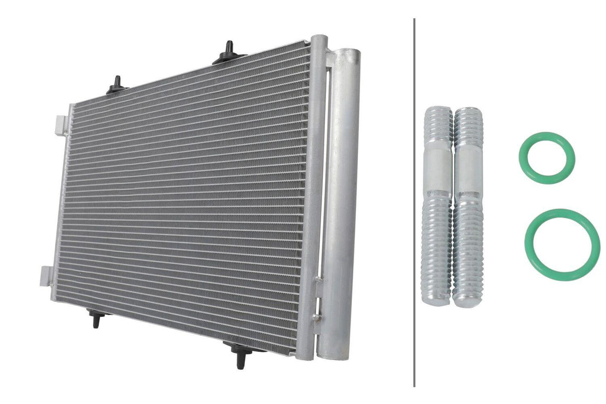 Hella 8FC366220-791 A/C Condenser (Kondanser) P207 P1007 C2 C3 II 1.6 HDi 05 > 10 — Condensers & Evaporators