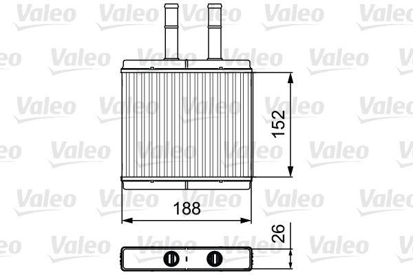 Valeo 812442 Heater Core Chevrolet Aveo Daewoo Kalos 02/09 — Heater & Blower