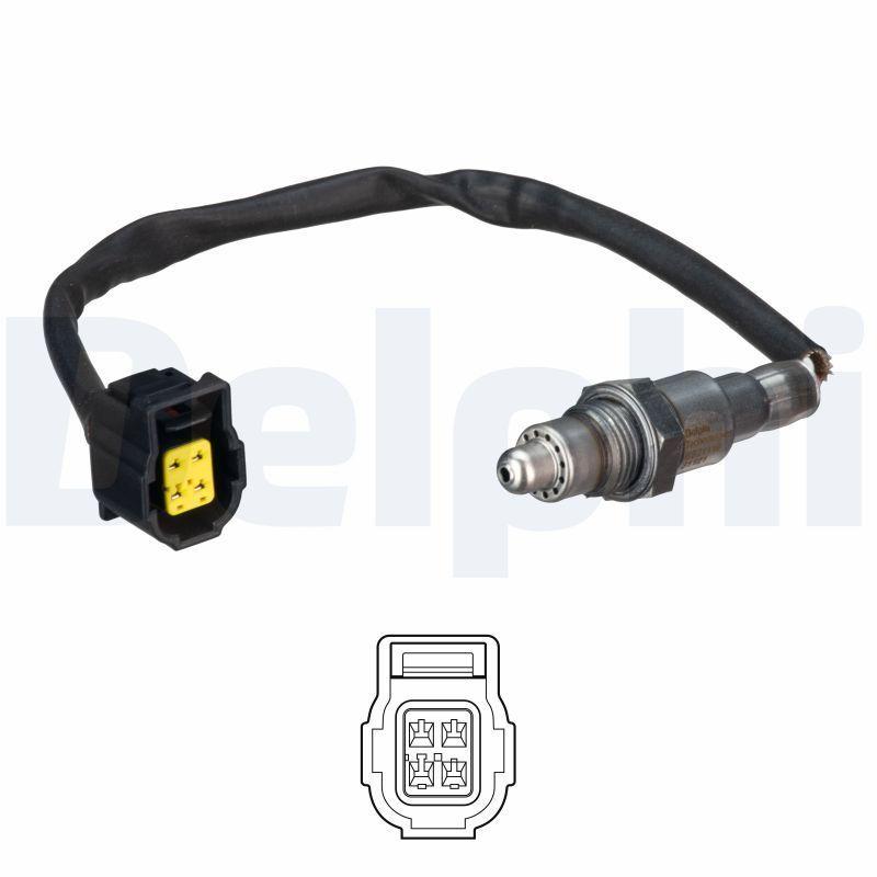 Delphi ES21119-12B1 - Lambda Sensor for 13-A-Series (W176) and B-Series (W246-W242) — Oxygen & Air-Fuel
