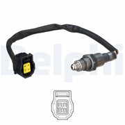delphi lambda sensor es21119-12b1, lambda sensor with 12.99 inch cable length, automotive lambda sensor for w176 w246 w242 DELPHI ES21119-12B1 - Lambda Sensor for 13-A-Series (W176) and B-Series (W246-W242) | 12.99 in Cable Length DELPHI Lambda Sensor ES21119-12B1 lambda-sensor, delphi, automotive-parts, car-owners, automotive-technicians, planar-sensor, heated-sensor, w176, w246, ai-generated