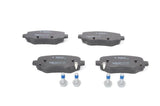 BOSCH Brake Pad Rear 15-500X - Low-Metallic Brake Pad Set — Brake Pads