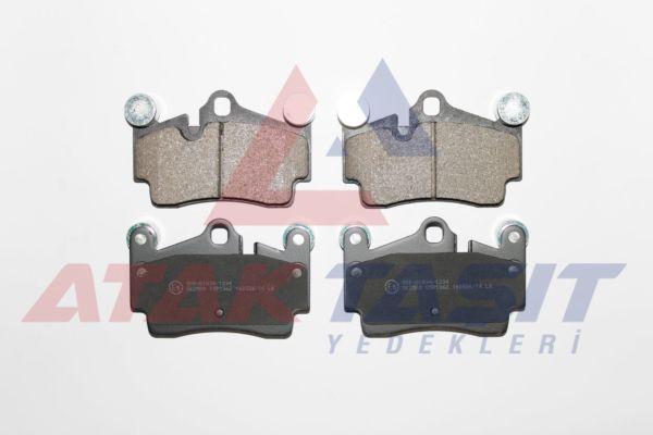 AP 05P1362 Brake Pad Rear Volkswagen Touareg (7La,7L6,7L7) 6.0i W12 17-18 Rim 2002-2010 — Brake Pads