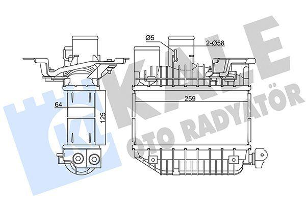 turbo radiator intercooler for 00-06 avensis corolla, KALE intercooler details, KALE turbo radiator specifications KALE Turbo Radiator Intercooler for 00-06 Avensis Corolla 2.0 D-4D KALE Turbo Radiator Intercooler 00-06 Avensis Corolla car-parts, turbo-radiator, intercooler, avensis, corolla, kaile, 2-0-d-4d, mechanics, ai-generated, automotive