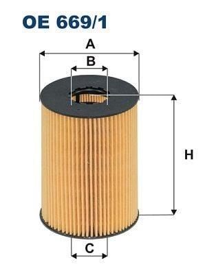 FILTRON OE669-1 Oil Filter — Oil Filters