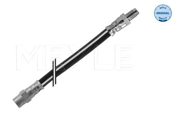 meyle front brake hose for bmw e30, close-up of meyle brake hose connections MEYLE 0140420001 Front Brake Hose - Essential for BMW E30 Owners | Length: 15.4 in MEYLE 0140420001 Front Brake Hose 123 E-30 meyle, front-brake-hose, bmw-e30, car-parts, braking-system, auto-accessories, high-quality-hose, vehicle-safety, replacement-parts, ai-generated