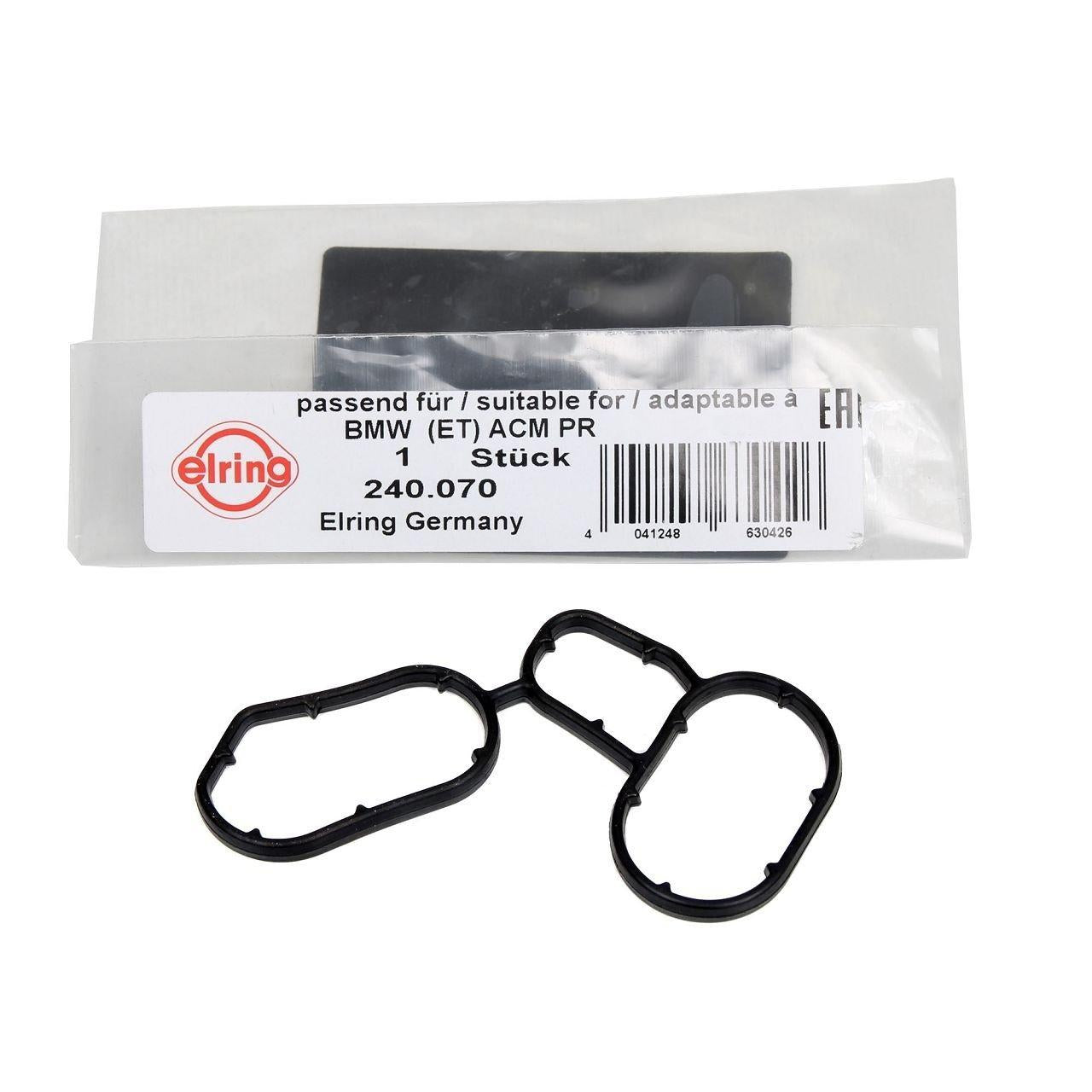 elring oil cooler gasket for bmw e90, original elring gasket bmw 316i oil cooler Elring BMW E90 316i Oil Cooler Gasket - Original Quality for Car Owners and Mechanics | 240070 BMW E90 Oil Cooler Gasket - Elring Original Part elring, bmw-e90, oil-cooler-gasket, original-parts, car-maintenance, mechanic-tools, auto-parts, vehicle-repair, oil-filter, ai-generated