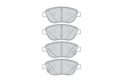 Ferodo FDB4458 Brake Pad Front Fiat 500L 1.3/1.6 MJTD; Opel Corsa D (Large Type) — Brake Pads