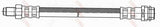 TRW PHB521 Brake Hose - Rear for 2002-2005 A and B Series Models — Brake Hydraulics