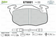 valeo front brake pad set for r9 r11 r19, high performance valeo brake pads VALEO 670081 Front Brake Pad Set - High Performance for R9 R11 R19 | Designed for Car Owners & Mechanics VALEO 670081 Front Brake Pad Set for R9 R11 R19 valeo, brake-pads, car-parts, vehicle-safety, mechanic-tools, automotive, braking-system, front-brake-pads, car-owners, ai-generated