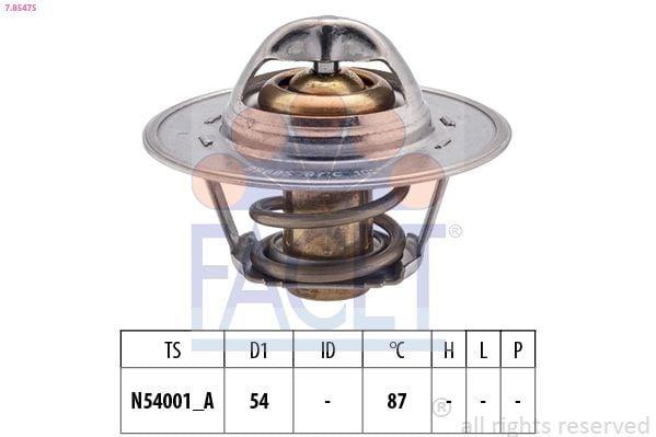 FACET Thermostat 7.8547S For VW 2.0 TDI Golf, Passat, Jetta — Water Pump & Thermostat