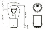 BOSCH Bulb Stop 12V P21/5W - Dual Pure Light Bay15d — Bulbs & Interior Light