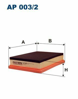 FILTRON Air Filter AP003-2 - Compatible with Fiat Models — Air & Cabin Filters