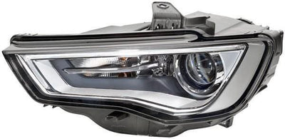 HELLA Audi A3 Left Headlight - Complete Assembly for 2014-2018 Models — Headlights