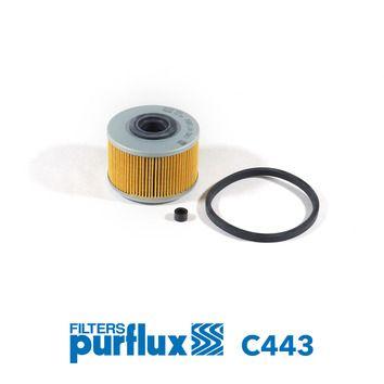 Purflux C443 Diesel Filter Renault Kangoo Megane Laguna Clio Traffic 1.9D — Fuel Delivery