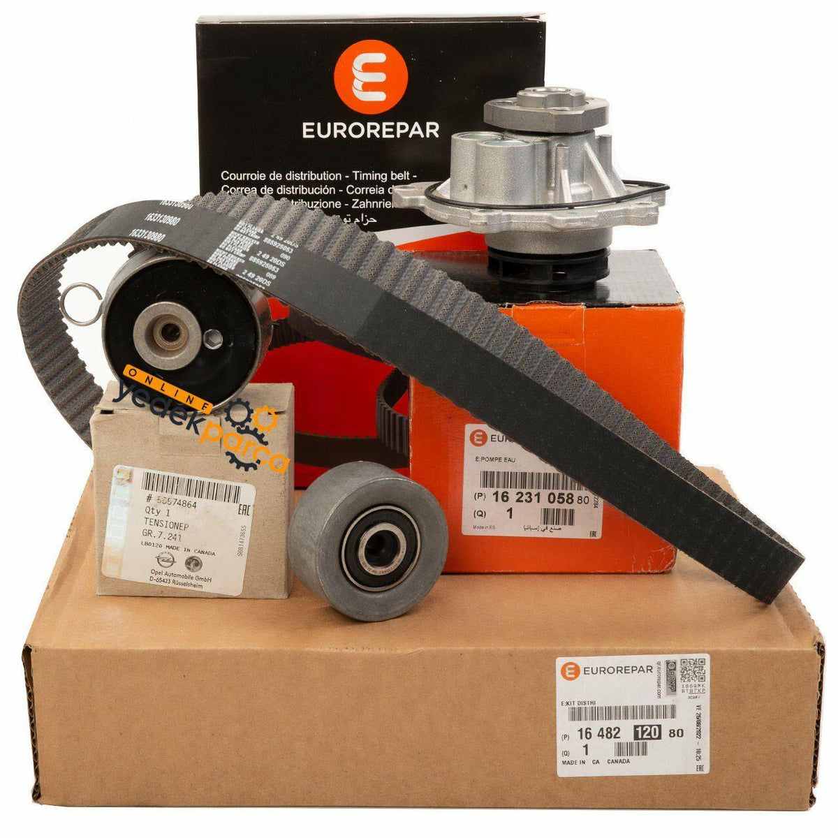 Eurorepar Opel Vectra C 1.6 Timing Belt Kit and Water Pump — Water Pump & Thermostat