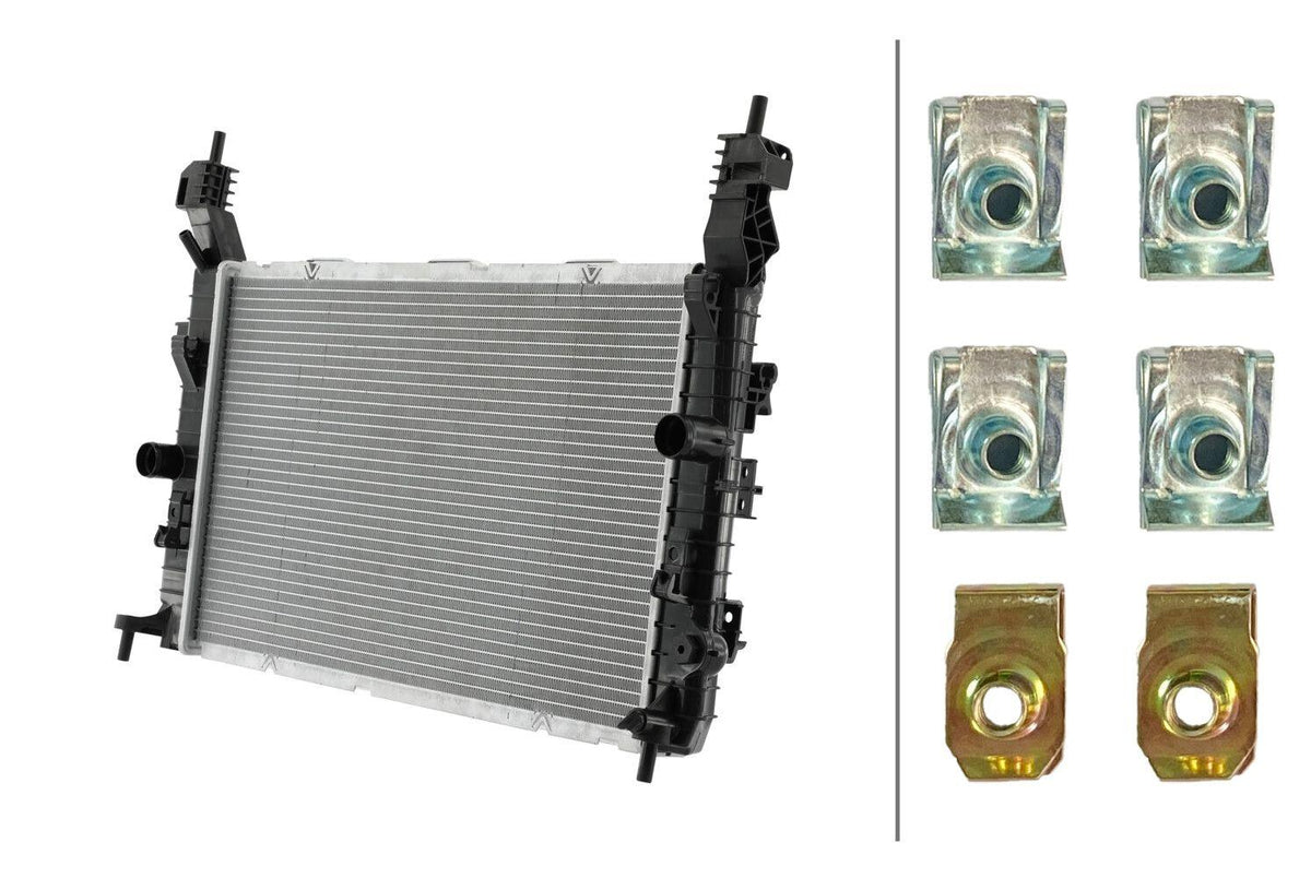 Hella 8MK366301-211 Motor Su Radiator Brazing Z14xep Z16xe Meriva A — Radiators & Fans