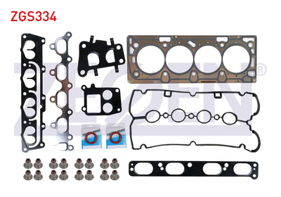 Zegen ZGS334 Upper Set Gasket + Skc Opel Astra G-H-Vectra C 1.6 Z16xep Victor Reinz with Seal — Gaskets & Seals