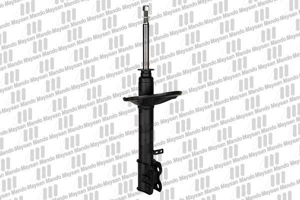 Maysan MANDO PS9719327 Front Left Shock Absorber, Close-up of Maysan Shock Absorber for RAV4 Maysan MANDO PS9719327 - Front Left Shock Absorber (94-00 RAV4) | Premium Quality Replacement Maysan MANDO PS9719327 - Front Left Shock Absorber for RAV4 maysan, shock-absorber, rAV4-parts, front-left-shock, auto-parts, car-maintenance, suspension-components, replacement-parts, vehicle-upgrades, ai-generated