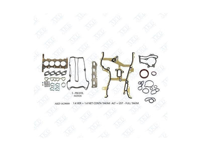 AKD 1629009 Set Gasket Upper + Alt 1.4 Net Xer Astra J Meriva B Cruze 642026 — Gaskets & Seals