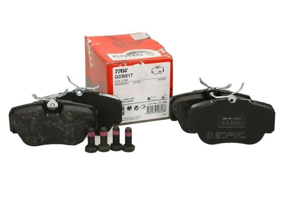 TRW GDB817 Mercedes W201 190E 190D BMW E30 1982-1993 94mm Front Brake Pad