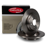 delphi brake disc set for peugeot 508, rear brake disc set installed on peugeot 508 Delphi Brake Disc Set for Peugeot 508 - Reliable Performance for Car Owners | Rear Brakes Delphi Brake Disc Set - Peugeot 508 brake-discs, delphi, peugeot-508, rear-brakes, car-parts, auto-repair, car-owners, peugeot-parts, ai-generated, braking-system