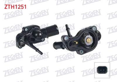 Zegen ZTH1251 Thermostat Complete 90 C Fiat Egea 1.6 16V 2015-/ 500X 1.6 16V 2014