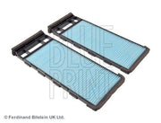 blueprint adn12510 cabin filter front view, blueprint adn12510 cabin filter specifications, blueprint adn12510 cabin filter installed in vehicle BLUEPRINT ADN12510 - Premium Cabin Filter for Pathfinder 2000-2004 & Patrol 2000 | 10.63 x 4.53 x 1.02 in BLUEPRINT ADN12510 - Cabin Filter for Pathfinder & Patrol blueprint, cabin-filter, pathfinder-filter, patrol-filter, vehicle-maintenance, auto-parts, clean-air, allergen-reduction, easy-installation, ai-generated