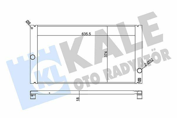 Kale Radiator 352800 - Aluminum Cooling for Volvo S40/C30/C70 — Radiators & Fans